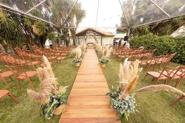 Altar de Casamento Rústico